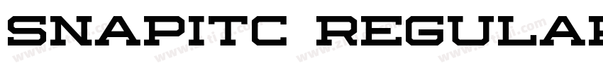 SnapITC Regular字体转换